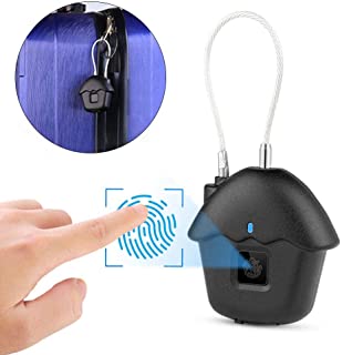 Candado Huella digital - Cerraduras Biometrico Inteligente Portatil para casa- mochila- maleta- bicicleta- gimnasio