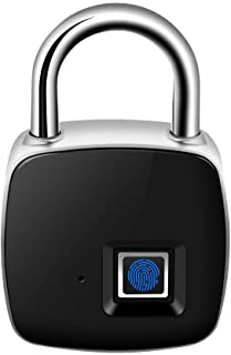 Candado Huellas Dactilares- Cerradura de biometrico puerta sin llave Digital Inteligente- Candado Impermeable Seguridad Antirrobo para puerta Maleta Bicicleta