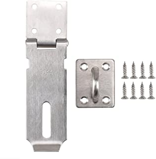 ETSAMOR 4.3-cerrojo de candado de alta resistencia 304A cerrojos de puerta de acero inoxidable con tornillos para muebles- gabinete- cajon- armario
