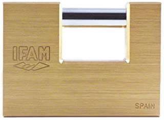IFAM 000775 - Candado de laton extruido modelo U70 KA arco recto llaves iguales