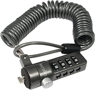 LogiLink NBS004 - Cable de Seguridad para portatil- Negro