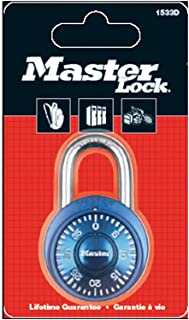 Master Lock 1533EURD Candado de Combinacion de Acero Inoxidable- Multicolor