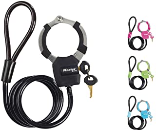 Master Lock 8275 - Candado para Marco de Bicicleta con Cable en Espiral