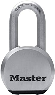 MASTER LOCK Candado Alta Seguridad [Llave] [Acero Inoxidable] [Exterior] M830EURDLH - Ideal para Portales- Garages- Sotanos