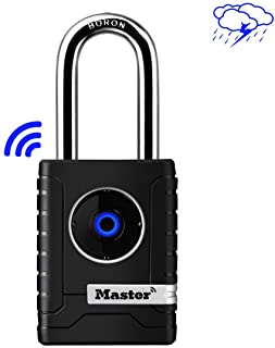 MASTER LOCK Candado Bluetooth [Compatible con Smartphone] [Archo L] [Estanco] 4401EURDLH - Ideal para Portales- Garages- Sotanos