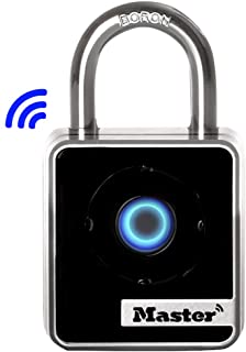 MASTER LOCK Candado Bluetooth [Compatible con Smartphone] [Interiores] 4400EURD - Ideal para Armario- Puerta
