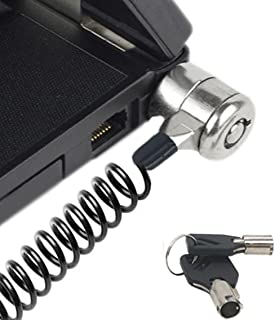 Portatil Cable Lock Bloqueo de Seguridad Candado con Cable antirrobo para portatil portatiles y Otros Dispositivos