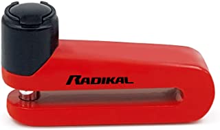 RADIKAL RK510R Candado antirrobo Disco Moto- Pasador Acero o 10 mm- proteccion Cerradura