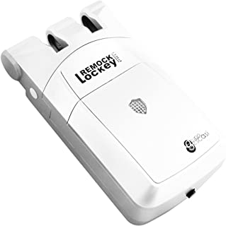 Remock RLP4W  Lockey Pro - Cerradura de seguridad invisible con 4 mandos (3 V) color blanco