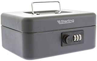 Sterling Locks - Caja de caudales cifrada (20 cm) [Importado de Reino Unido]