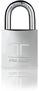 Tesa Assa Abloy CL40CR Candado de Laton- Arco de Acero Inoxidable- Plata- 40 mm