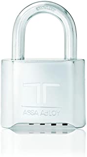 Tesa Assa Abloy CPV50CR Candado de Laton de Combinacion- Plata