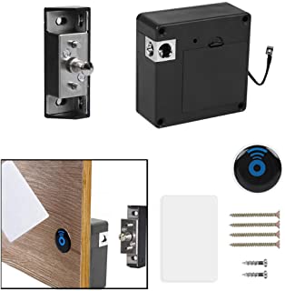 Wendry Cerradura de Cajones y Gabinetes-RFID Candados Inteligente para Armarios Ocultos-con Lector Invisible-Adecuado para Oficina y Casa(Negro)