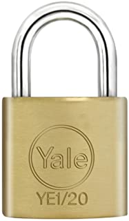 Yale YALYE120 Candado De Seguridad- 0 W- Laton- 20Mm