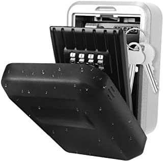 YISSVIC Caja de Seguridad con Llave- Key Lock Box Funda para Llaves para Uso Externo